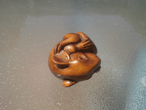 Hand carved wood - 2b.,