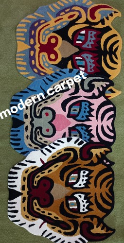 Tibetan tiger face - tiger, rugs