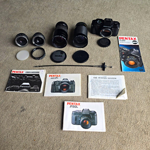Pentax p30 35mm film slr - pentax,