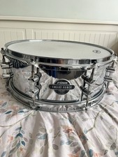 Sonor Smart Force Steel Chrome Snare 14x5.5 Inches - Stand Included