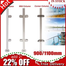 Glass Balustrade Panel 10mm Toughened Stainless Steel Posts System Decking Patio