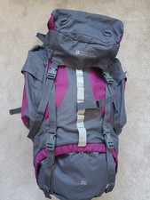 Mountain Warehouse Tor 65L Maroon And Grey Rucksack Backpack