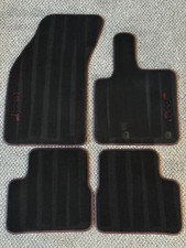 Genuine Fiat 500E Red Edition Carpet Floor Mats Set 2021–2024