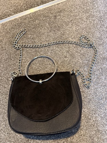 Small black handbag - black,