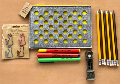 Felt pencil case - felt,