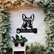 Adorable French Bulldog Metal
