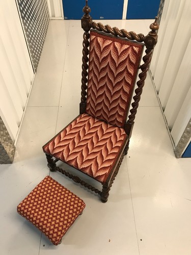 Victorian antique prayer chair - victorian,