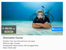 PADI Divemaster Course