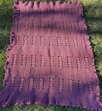 Crochet Afghan Blanket Throw