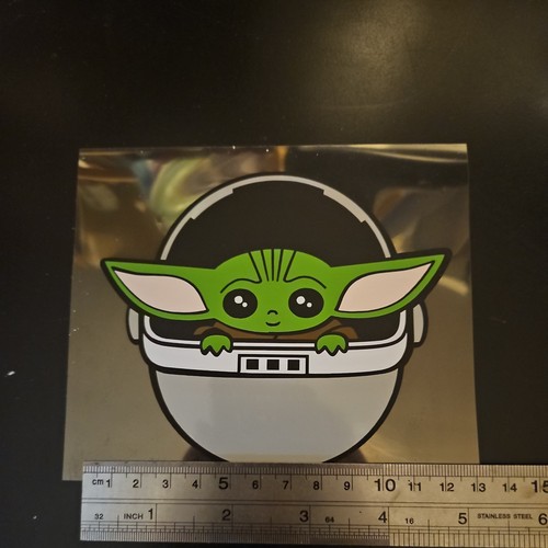 Vinyl sticker baby yoda for - baby,