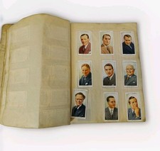 Vintage Handmade Wills Players Assorted Cigarette Card Album 1930s D7