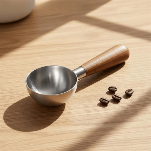 1pc wood handle coffee scoop - 1pc,