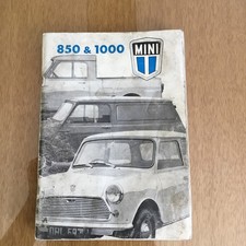 Classic Mini 850 / 1000 Handbook 1972 7th Edition Saloon, Van, Pick Up.