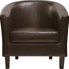 Faux leather tub - faux,