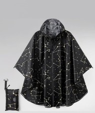 Fashion Hooded Rain Poncho