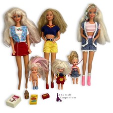 Barbie & Kelly (1990s) Dolls - Shopping, Strolling Fun & Giggles N Swing