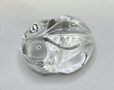 Steuben Glass frog Figurine