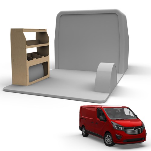 Renault trafic plywood racking - plywood,