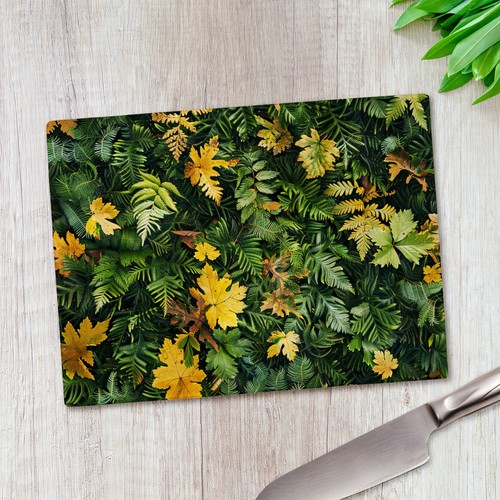 Green tree foilage glass - green,