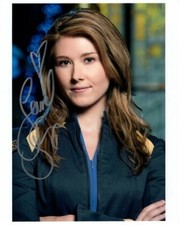 JEWEL STAITE signed 8x10 STARGATE: ATLANTIS DR. JENNIFER KELLER photo