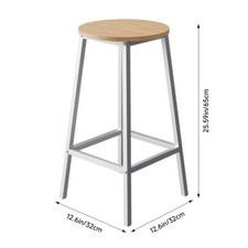 2PCS Wooden Bar Stool Bar