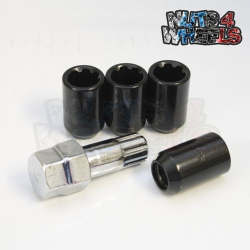 Tuner locking wheel nuts - tuner, black