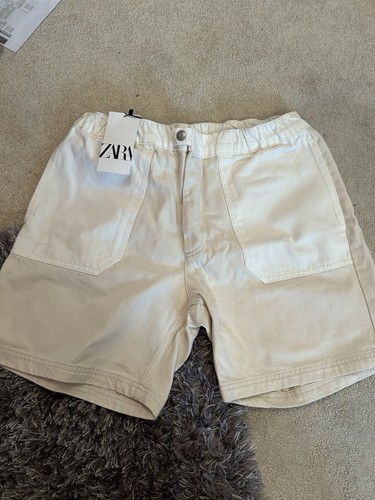 Zara men shorts white - zara, men’s