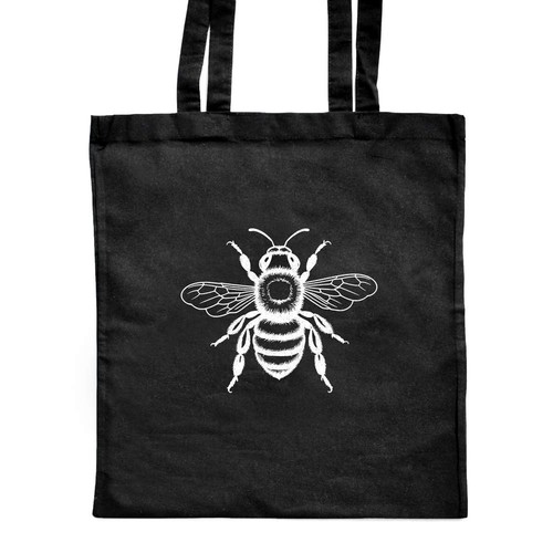 Bumble bee shopping tote bag - bee',