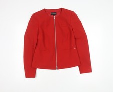 Dimensions Women's Red Suit Jacket Size 10
