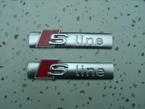 Audi line badges - s/line, oem