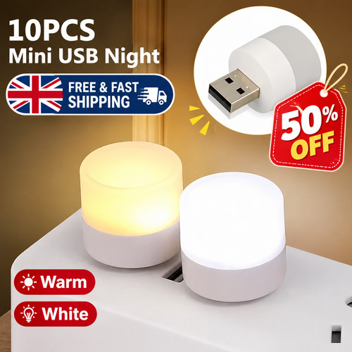 10x pcs usb led night - 10x,