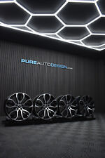 Genuine Range Rover Sport 21" 5007 REFURBISHED Alloy Wheels Black Diamond Cut x4