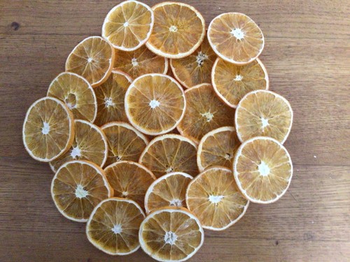 Dried orange slices - 20,