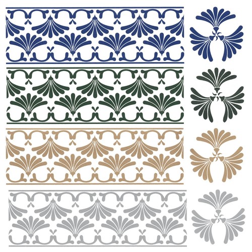 Tile transfers victorian - transfers,
