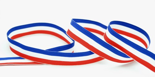 Tricolour ribbon grosgrain - ribbon,