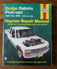 Haynes Repair Manual #30020 Dodge Dakota Pick-Ups 1987-1996, 2WD and 4WD