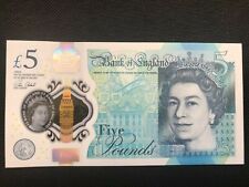 AA 12 100 095  5 pound note. Unc