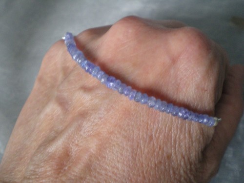 Tanzanite slider bracelet 9 - tanzanite, bracelet,