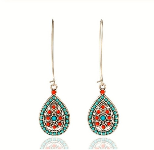 Long dangle drop earrings - dangle,