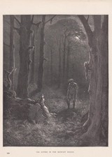 1870 GUSTAVE DORE Print - "The