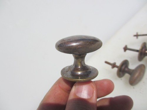 Vintage brass cabinet - brass, knob