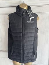 Kingsland Equestrian Unisex Bodywarmer Gilet Black Brand New With Tags XS - 8/10