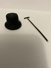 12th Scale Dolls House Top Hat And Cane