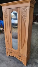 Antique nouveau walnut single