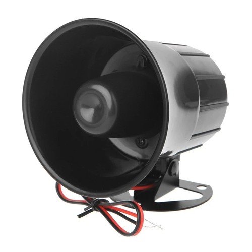 Wired loud alarm horn 110db - alarm,