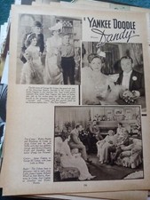 El89 Ephemera 1940s film article Yankee doodle dandy James cagney 