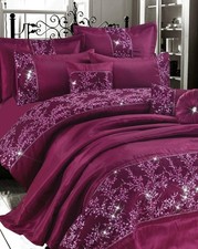 vertex Luxury Embroidery Gigi Diamante Style Luxurious Duvet Cover Sets Bedding