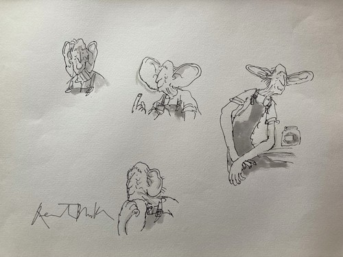 Quentin blake original bfg - original,