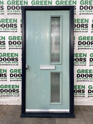 Composite woodgrain front door - woodgrain,