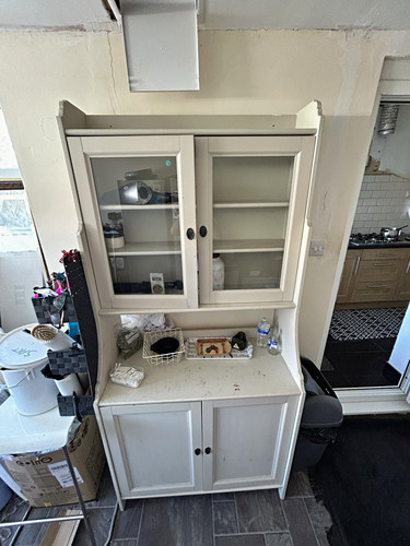 Freestanding white shaker - freestanding,